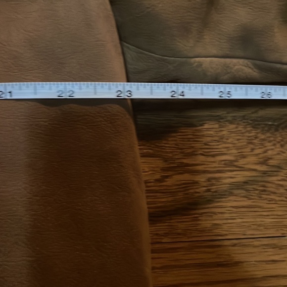 Vintage rare Men's Bachrach soft Leather Mid-Length zip button jacket sz L - Picture 8 of 11